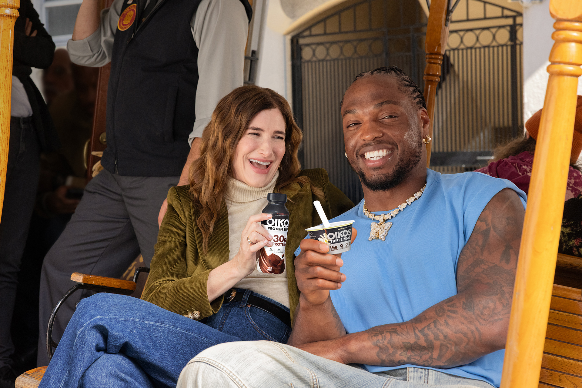 OIKOS® Continues to Redefine Strength in New Game Day Spot "The Big Hill" Featuring Actress Kathryn Hahn and Football Pro Derrick Henry