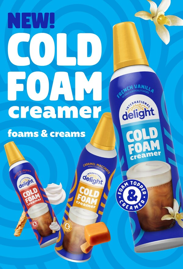 Poppin Flavor Meets Toppin’ Foam: Introducing New International Delight® Cold Foam Creamer