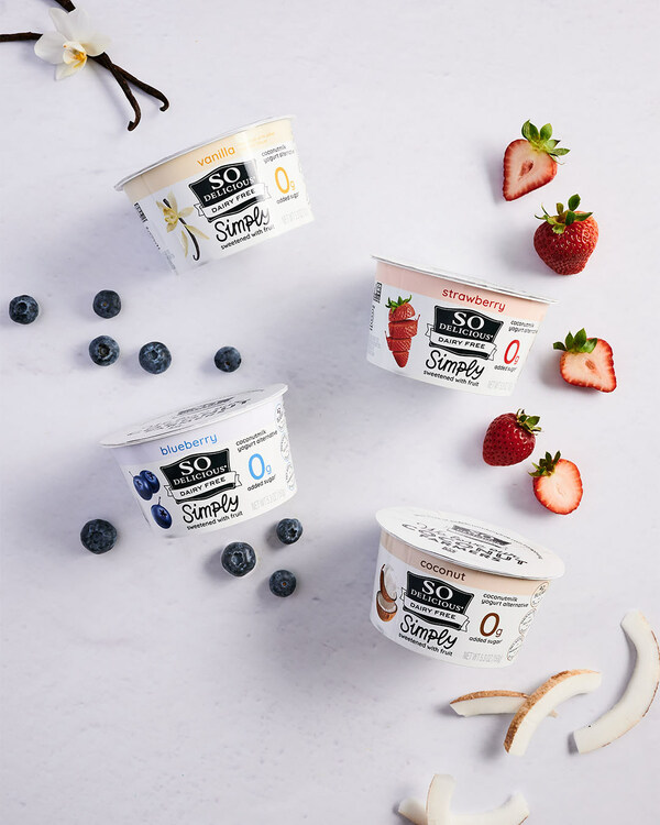 So Delicious® Dairy Free Brings Innovation to the Yogurt Aisle with New 0g Added Sugar Yogurt Alternative