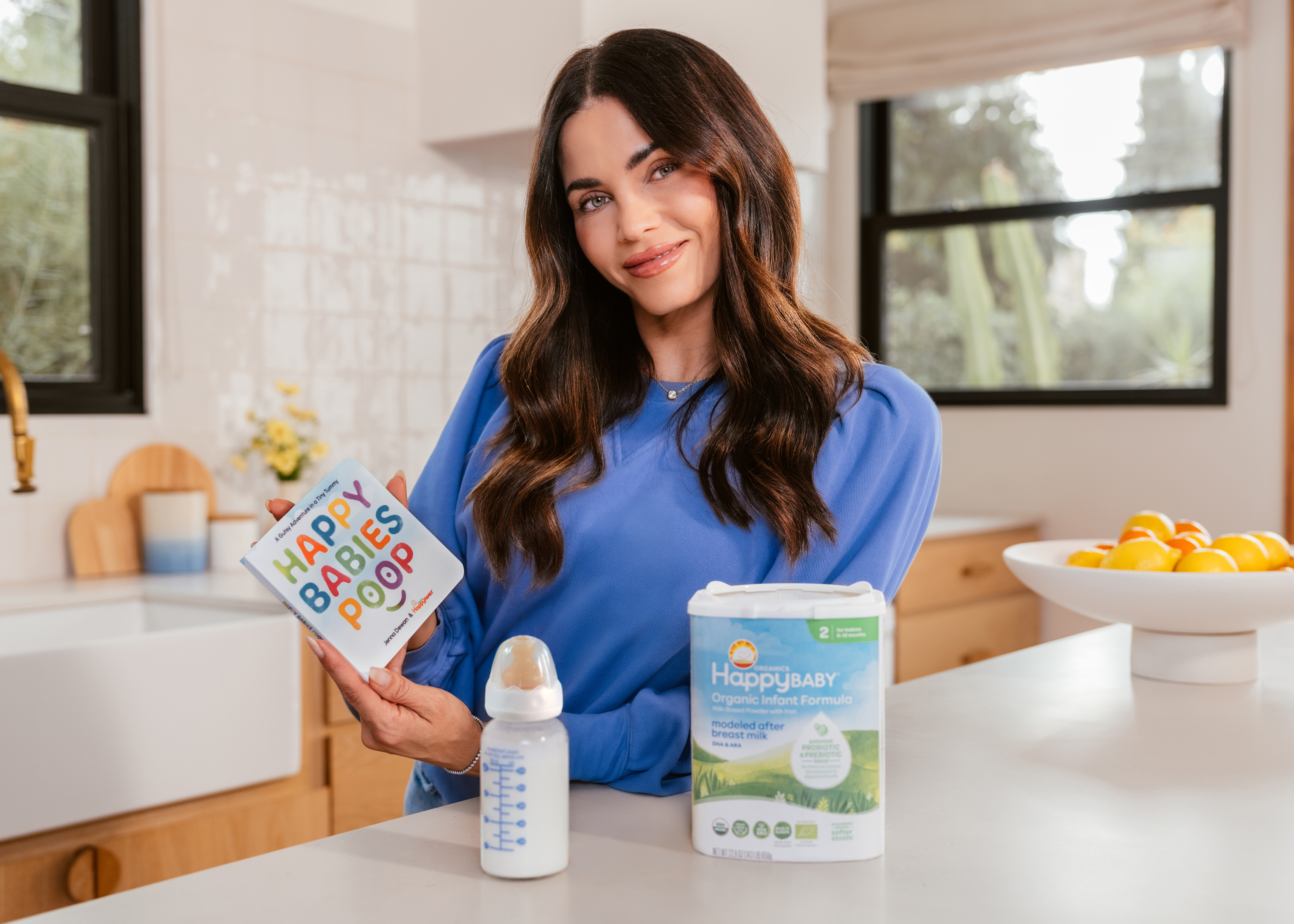 Giving Parents a Gut Check: Happy Baby Organics Teams Up with Jenna Dewan for Happy Babies Poop, an Educational Campaign & Children's Book to Help Parents Make Sense of the Mess