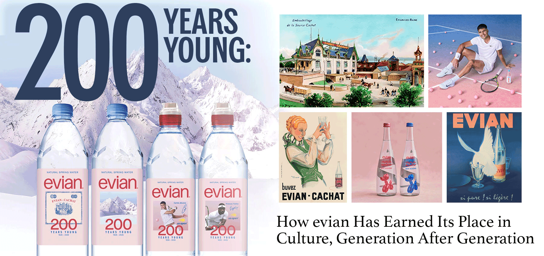 200 Years Young: How evian Has Earned Its Place in Culture, Generation After Generation 